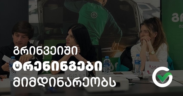 გრინვეი აკადემიაში ტრენინგები მიმდინარეობს